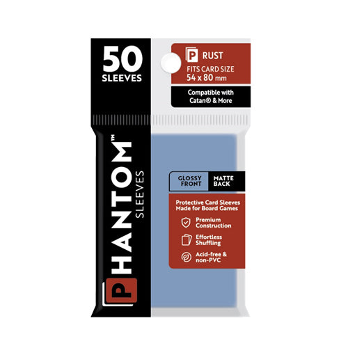 Phantom Sleeves: Rust Size (54mm x 80mm) - Gloss/Matte (50)