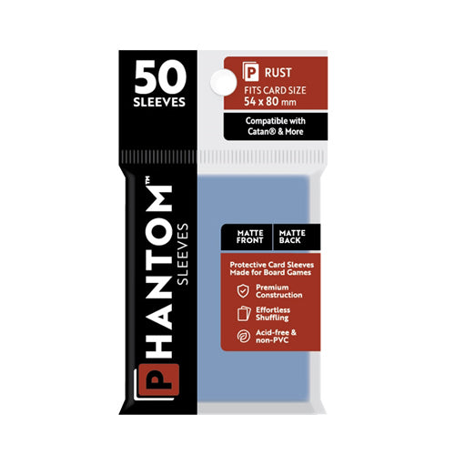 Phantom Sleeves: Rust Size (54mm x 80mm) - Matte/Matte (50)