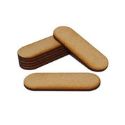Pill MDF Bases 70mm x 25mm (26)