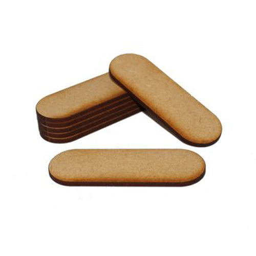 Pill MDF Bases 70mm x 25mm (26)