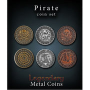 Pirate Coin Set Legendary Metal Coins