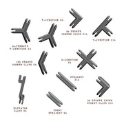 Plastic Terrain Clips - Grey (2023)