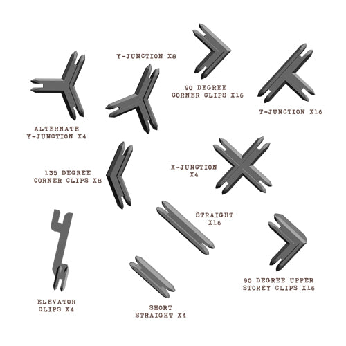 Plastic Terrain Clips - Grey (2023)
