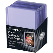 Platinum Toploader Ultra Clear 3" X 4" (25ct)