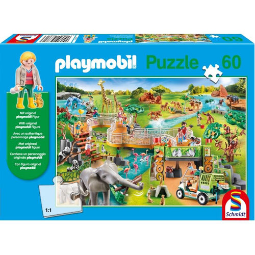 Playmobil: A Zoo Adventure Puzzle & Play (60 pieces) inc. one figure