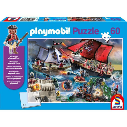 Playmobil: Pirates Paradise Puzzle & Play (60 pieces) inc. one figure