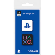 Playstation (Shapes) Enamel Pin Badge set