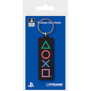Playstation (Shapes) Rubber Keychain