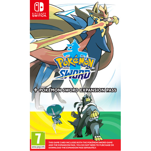 Pokémon Sword + Expansion Pass (The Isle of Armor + The Crown Tundra) - Nintendo Switch