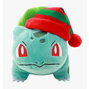 Pokemon - 8" Seasonal Plush (Holiday) Bulbasaur with Striped Hat