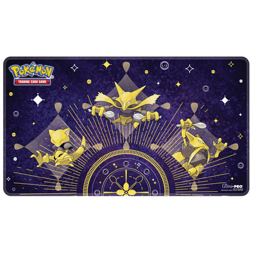 Pokemon Abra Evolutions White Stitched Playmat