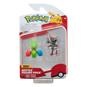 Pokémon Battle Figure Pack Mini Figure 2-Pack Pawniard. Roselia 5 cm
