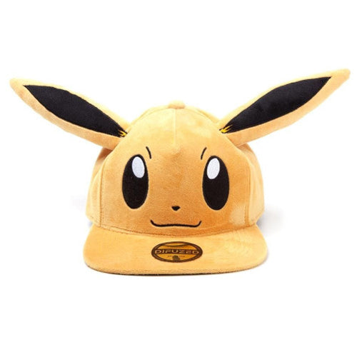 Pokemon - Eevee Plush Novelty Snapback Cap