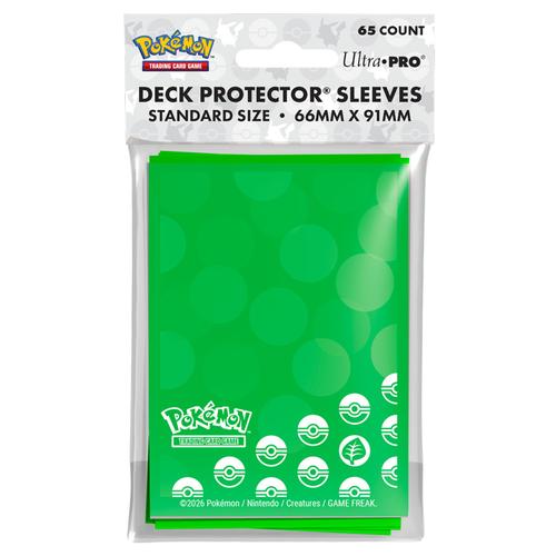 Ultra PRO: Pokemon: Deck Protector Sleeves: Energy: Grass Type (65ct)