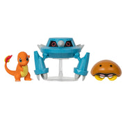 Pokemon - Kabuto, Charmander & Metang with Stand Battle Figure Set