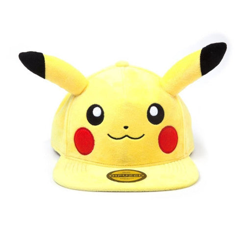 Pokemon - Pikachu Plush Novelty Snapback Cap