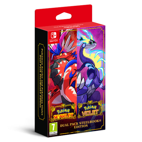 Pokemon Scarlet and Violet Dual Pack (Steelbook) - Nintendo Switch