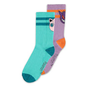 Pokemon Socks 2-Pack Heads Grey 39-42