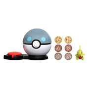 Pokémon Surprise Attack Game Larvitar with Heavy Ball