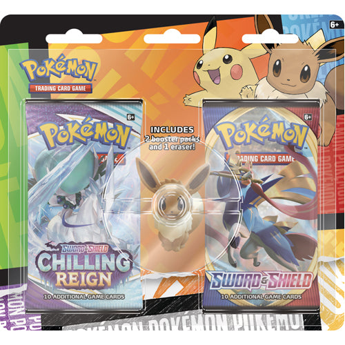 Pokemon TCG: Back to School Eraser Blister - Eevee