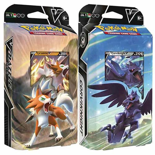 Pokemon TCG: Battle Deck - Lycanroc V / Corviknight V 2 Set