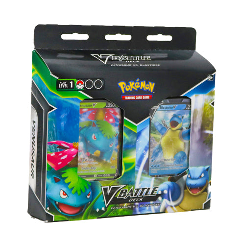 Pokemon TCG: Blastoise V and Venusaur V Battle Deck Bundle