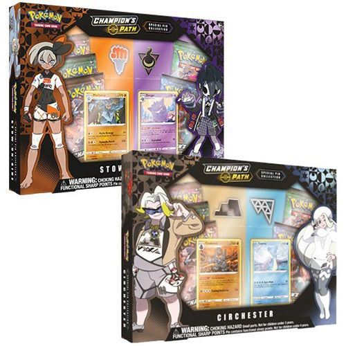 Pokemon TCG: Champion's Path Special Pin Collection - 2 Set