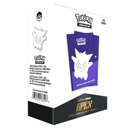 Pokemon TCG: Elite Series - Gengar - Apex Deck Protector Sleeves (105ct)
