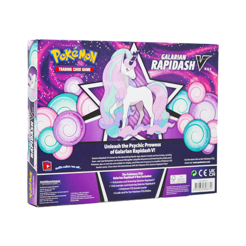 unicorn pokemon card Pokemon TCG: Galarian Rapidash V Box