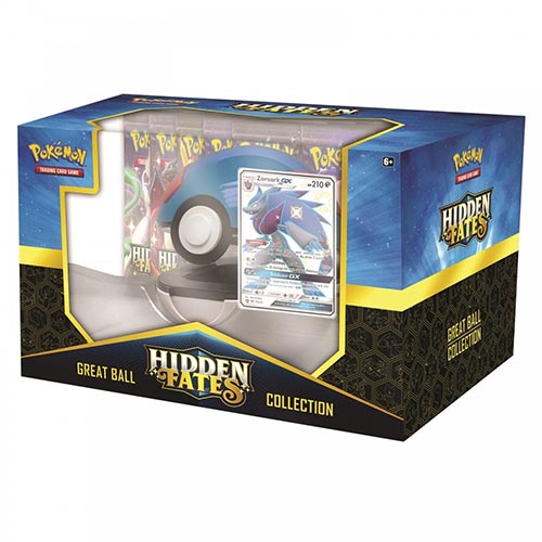 Pokemon TCG Hidden Fates Poke Ball Collection Box Zoroark