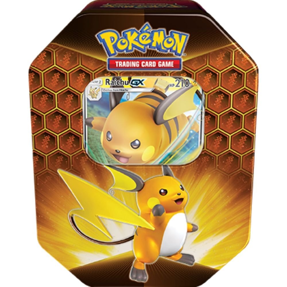 Pokemon TCG: Hidden Fates Tin - Raichu-GX