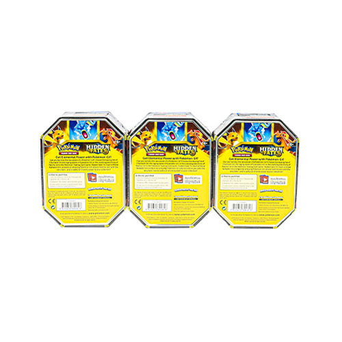Pokemon TCG: Hidden Fates Tin  Set of 3
