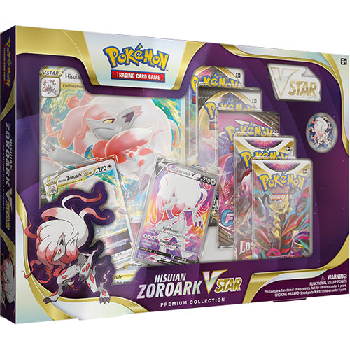 Pokemon TCG: Hisuian Zoroark VSTAR Premium Collection - Cut Off Date 09/09/2022 - MOQ 18 Units