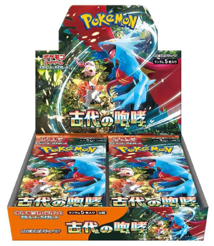 Pokemon TCG: JAPANESE Pokemon Ancient Roar sv4k - Booster Box