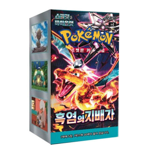 Pokemon TCG: KOREAN sv3 Ruler of the Black Flame - Booster Box
