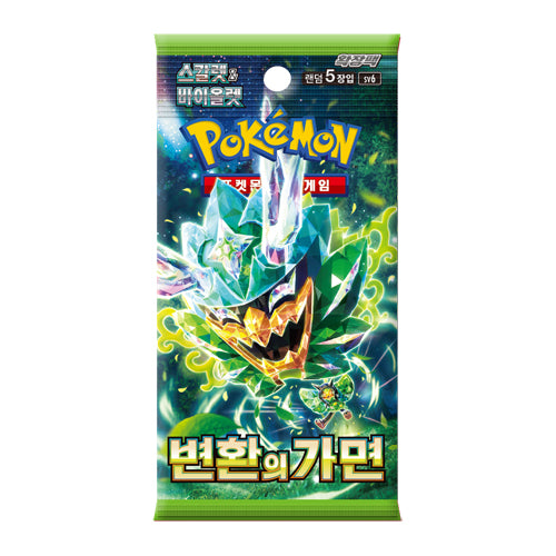 Pokemon TCG: KOREAN sv6 Mask of Change - Booster Pack