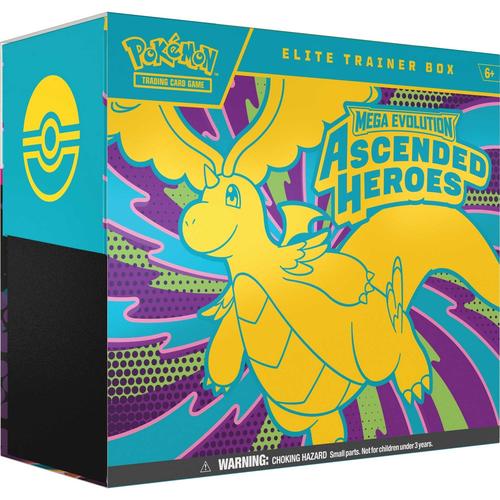 ポケモン アセンデッドヒーローズ ascended heroes 英語版 Pokemon TCG: Mega Evolution Ascended Heroes - Elite Trainer Box