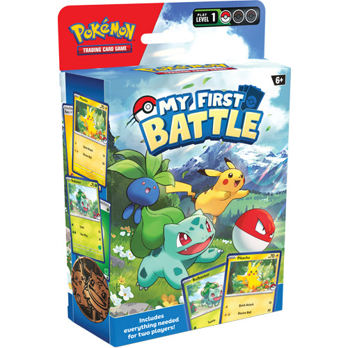 pokemon tcg first booster pack Pokemon TCG: My First Battle - Bulbasaur vs Pikachu / Charmander vs Sq