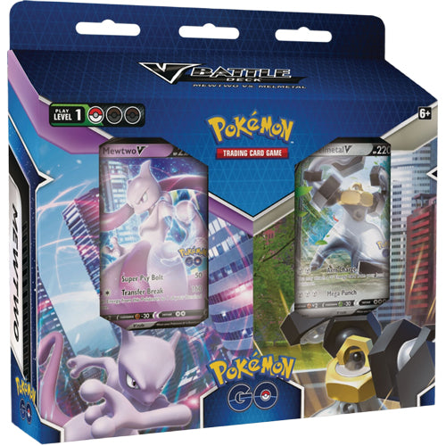 Pokemon TCG: Pokemon GO V Battle Deck Bundle Mewtwo vs Melmetal