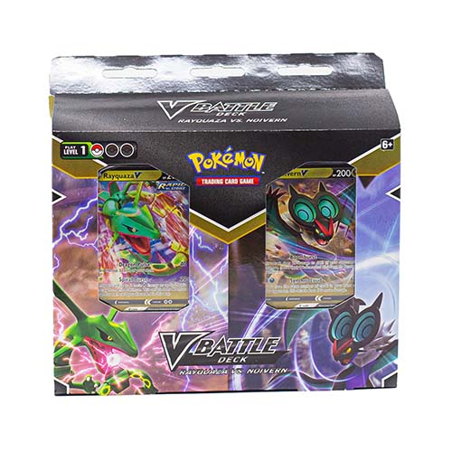Pokemon TCG: Rayquaza V vs Noivern V Battle Deck Bundle