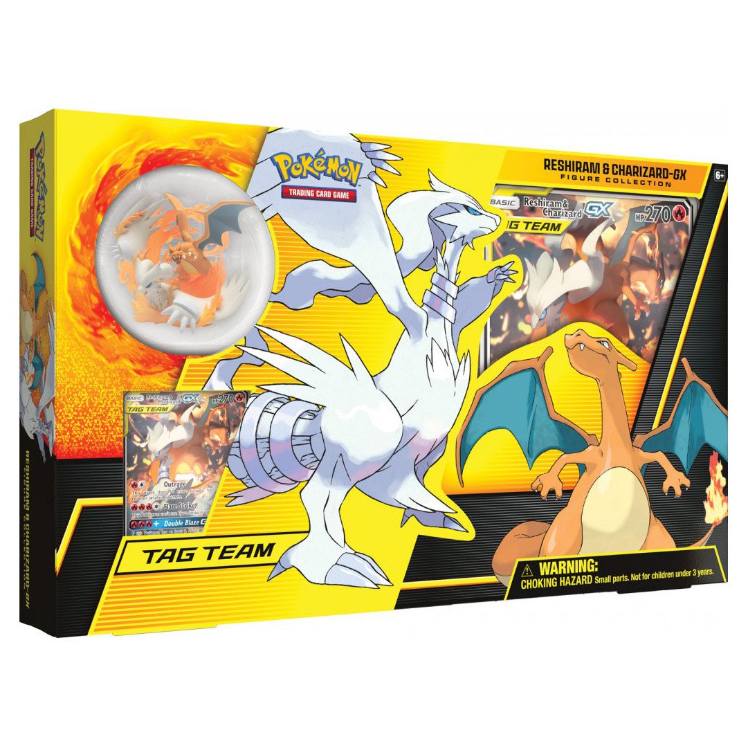 Pokemon TCG: Reshiram & Charizard-GX Figure Collection