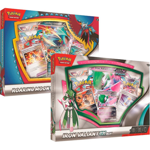Pokemon TCG: Roaring Moon/Iron Valiant ex Box