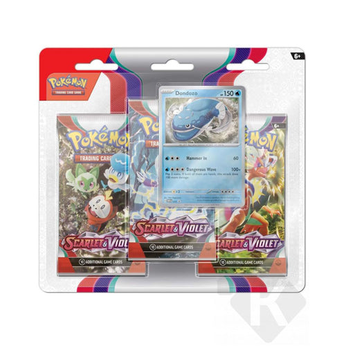 Pokemon TCG: Scarlet & Violet 1 3-Pack Booster - Dondozo