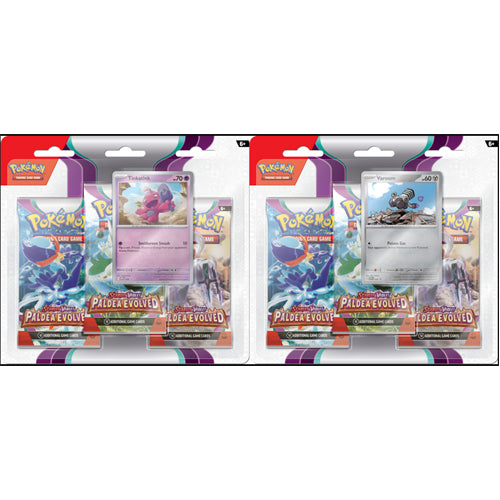Pokemon TCG: Scarlet & Violet 2 – Paldea Evolved 3-Pack Booster - 2 Set