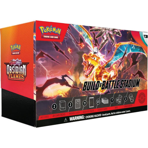 Pokemon TCG: Scarlet & Violet 3 Obsidian Flames Build & Battle Stadium Box