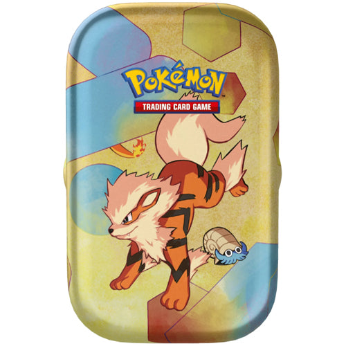 pokemon trading card games scarlet & violet 3.5 151 Pokemon TCG: Scarlet & Violet 151 - Mini Tin - Arcanine & Omanyte