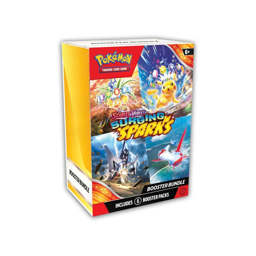 Pokemon TCG: Scarlet & Violet 8 - Surging Sparks - Booster Bundle | Zatu Games Pokemon TCG: Scarlet & Violet 8 - Surging Sparks - Booster Bundle | Zatu Games