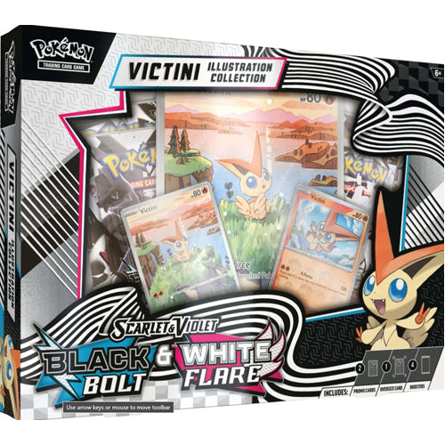 Pokemon TCG: Scarlet & Violet - Black Bolt & White Flare Unova Victini Illustration Collection