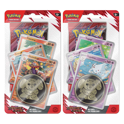 Pokemon TCG: Scarlet & Violet - Destined Rivals - Premium Checklane Blister - 2 Set