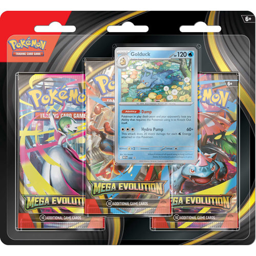 Pokemon TCG: Scarlet & Violet - Mega Evolution - Triple Blister - Golduck